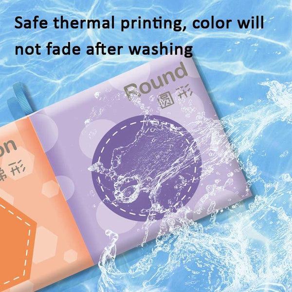 Baby Cloth Book Tear-proof Rustle Sound Quiet Books For Kids, Style: Fruit Cognition