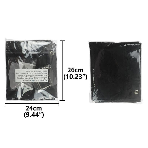 Door Storage Bag Large Capacity Plush Toy Storage Bag, Size: 159x48cm(Black)