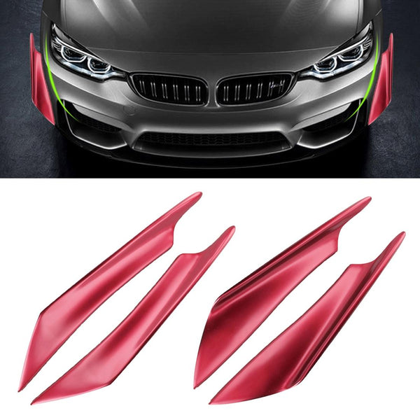 4 PCS Car-Styling Flank Decorative Sticker(Red)