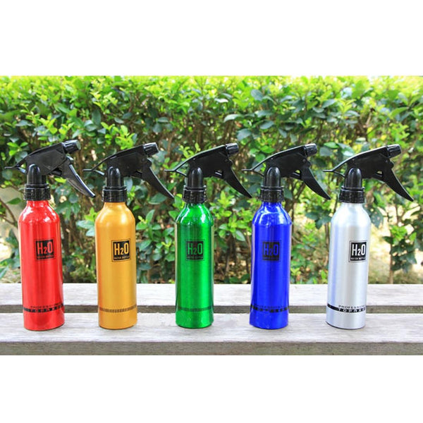 Aluminum Mini Spray Clear Bottle Container Refillable Water Spray Bottle Kettle Sprayer Watering Gardening Supplies, Capacity: 300ml, Random Color Delivery
