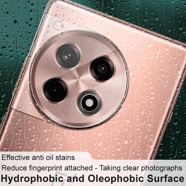 For OnePlus Ace 3 5G IMAK 2pcs / Set HD Rear Camera Glass Lens Film