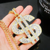 N2106-12 Dollars Exaggerated Hip Hop Style Necklace Collarbone Chains