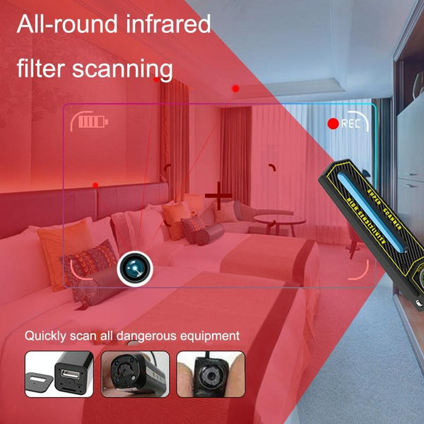 RF Detector Bug Detector GPS Tracker Finder Anti Spy Camera Scanner