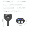 Yopin GC-13 Ordinary Version 5 In 1 Rotatable Dual USB Multifunctional Car Charger