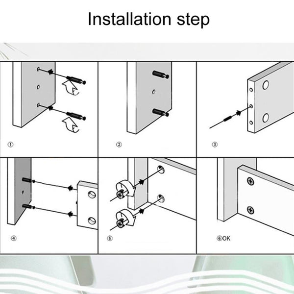 10pcs 35mm 3 In 1 Screw Connector Furniture Link Fixer Closet Eccentric Wheel Nut Connection Fastener