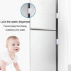 Multifunctional Baby Anti-pinch Door Latch Drawer Refrigerator Child Safety Lock(White)