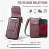 CaseMe Me40 Vertical Multifunctional Shoulder Crossbody Phone Bag(Red)