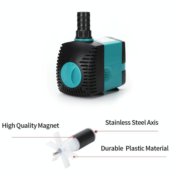 EB-301 3W Aquarium Submersible Water Pump Fountain Filter Fish Pond,EU Plug
