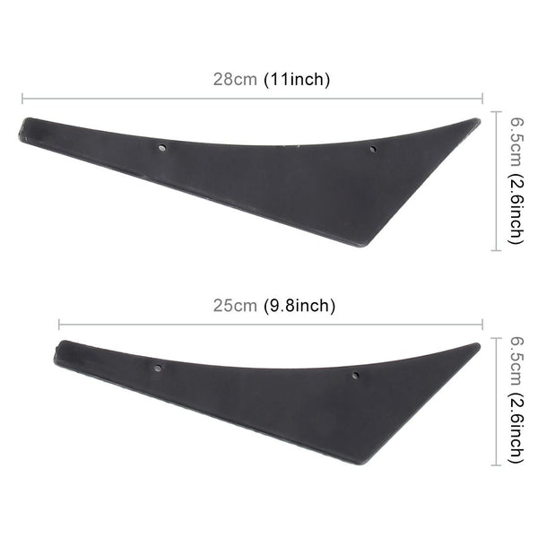 4 PCS Car-Styling Blade Decorative Sticker(Black)