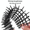 12pcs / Box Anti-Cats Barbed Spike Net Mat Sofas Gate Garden Cats Repellent Tool, Style: With 4 Screws(Black)