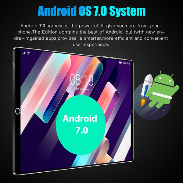 S29 3G Phone Call Tablet PC, 10.1 inch, 2GB+16GB, Android 7.0 MT6592 Octa Core, Support Dual SIM, WiFi, BT, GPS (Black)