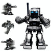 777-615 Battle RC Robot 2.4G Body Sense Remote Control Toys For Kids Gift Toy Model Mini Smart Robot Battle Toys For Boys(White)