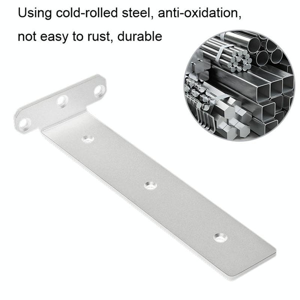 150mm 5.5mm Thick Stainless Steel Triangular Bracket Bookshelf Partition Plate