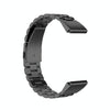 For Garmin Fenix5/Forerunner935/Garmin Approach S60 3-Beads Stainless Steel Metal Quick Release Watch Band(black)