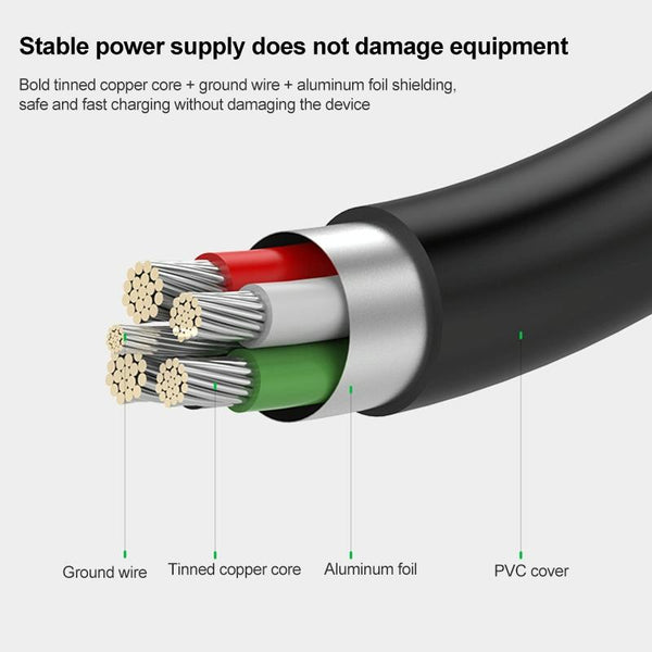 2 in 1 USB 2.0 Male to Mini 5pin Male + USB Male Cable, Length: 80 cm(Black)