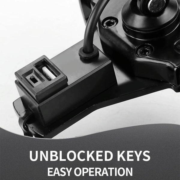 360 Degree Rotating Motorcycle Mobile Phone Holder with USB charger, Suitable for 3.5-6.6 inch Phones