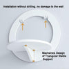 Round  Wall Hanging Shelf Flower Pot Multifunctional Storage Box Room Decoration