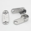 2pcs Wardrobe Closet Rod End Support Bracket Alloy Holder Hardware Furniture Accessories, Style: Normal