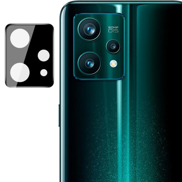 For OPPO Realme 9 Pro+ 5G Global imak Integrated Rear Camera Lens Tempered Glass Film with Lens Cap Black Version