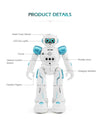 JJR/C R11 CADY WIKE Smart Touch Control Robot with LED Light, Support Waling / Sliding Mode (Blue)