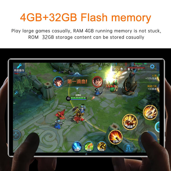 MA11 4G LTE Tablet PC, 10.1 inch, 4GB+32GB, Android 8.1 MTK6750 Octa Core, Support Dual SIM, WiFi, Bluetooth, GPS (White)