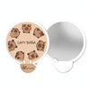 2-In-1 Portable Cute Cartoon Selfie Fill Light Reflector Folding Fan(10)