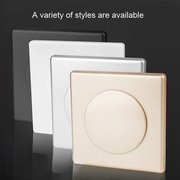 Square Air Conditioning Hole Decoration Cover Wall Hole Plug, Style: 9cm Gold
