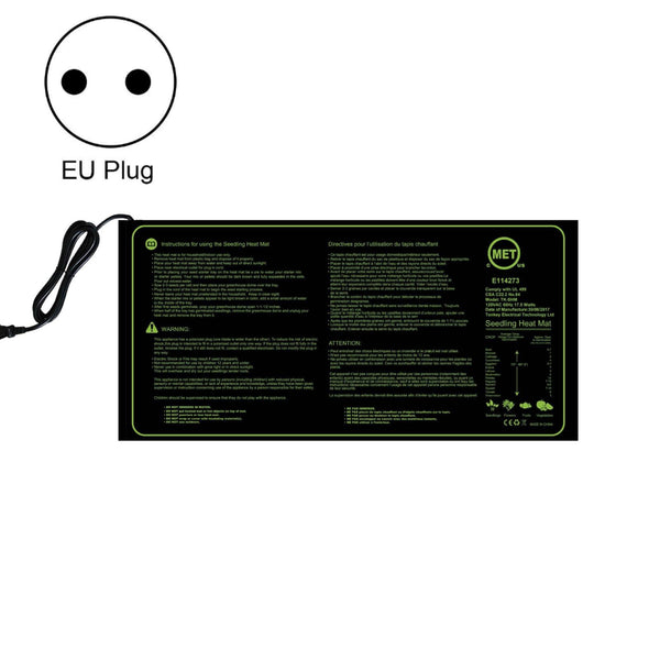20 x 10in Waterproof Seedling Heating Pad Constant Temperature Heating Pad(EU Plug  230V)