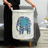 Cartoon Dirty Laundry Basket Waterproof Fabric Storage Bag(Camel)
