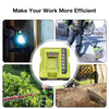 36-40V Tool Cutting Machine Battery Charger, For RYOBI PO401 / PO403 / PO400, Plug: UK
