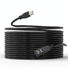 D.Y.TECH USB 3.0 Male To Female Extension Cable Double Shielded Chip Data Cable, Length: 10m