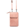 Elephant Pattern Multifunctional Cross Bag Phone Case(Light Pink)
