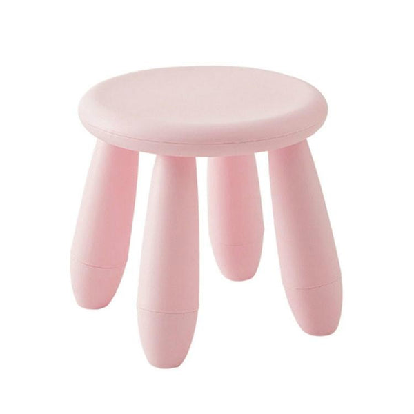 Colorful Children Stool Chair Baby Stool Plastic Kindergarten Stool(Light pink)