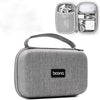 Power Adapter Headset Data Cable Portable Storage Bag For Macbook Air/Pro Notebook(Gray)