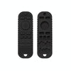 Infant Baby Silicone Remote Control  Shape Toy Teether Cute Chew Toy, Color: Monochrome Black