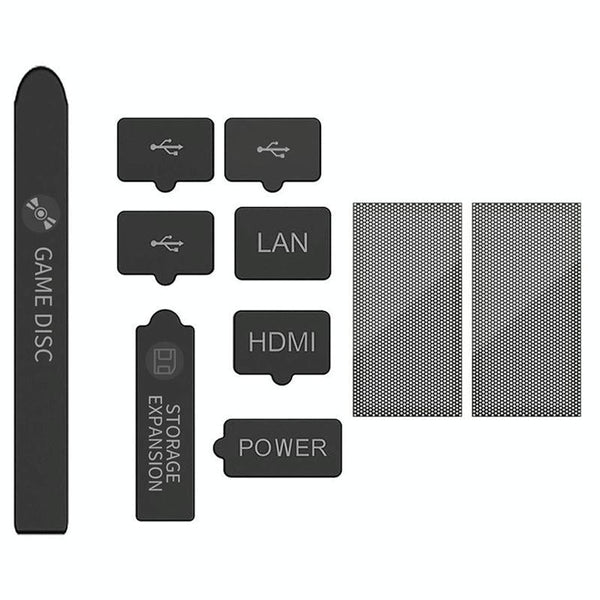 For XBOX Series S/X Host Dustproof Set Dust Plug,Style: Deluxe Edition