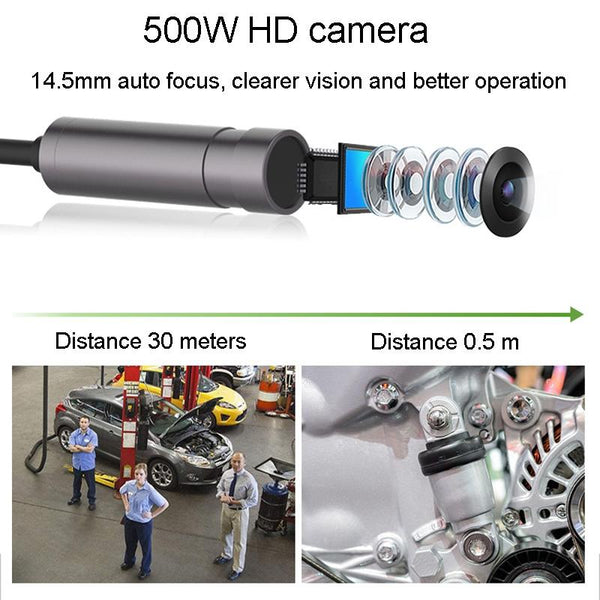 Teslong NTS500 5.5mm-3M Dual Lens 5 Inch Large Screen Industrial Pipe Borescope Industrial Inspection Tools