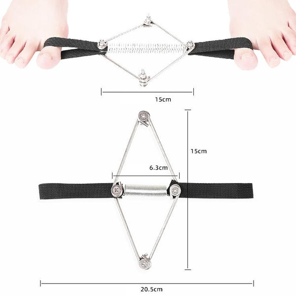 Toe Corrector Hallux Exercise Stretching Tensioner(Black)