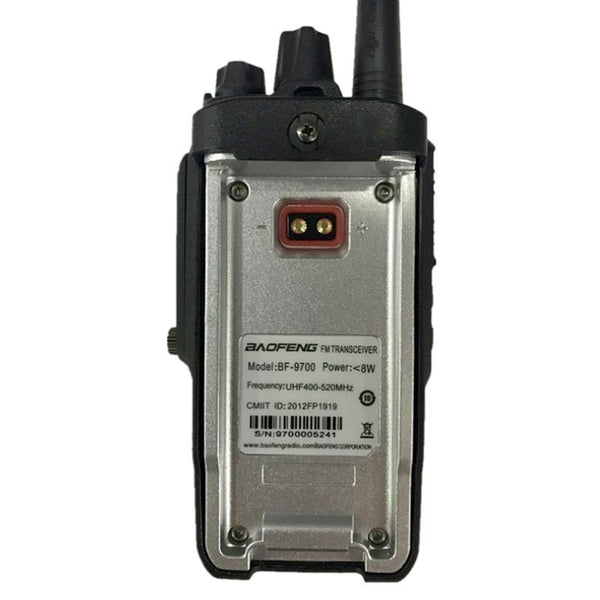 BaoFeng BF-9700 8W Single Band Radio Handheld Walkie Talkie with Monitor Function, UK Plug(Black)