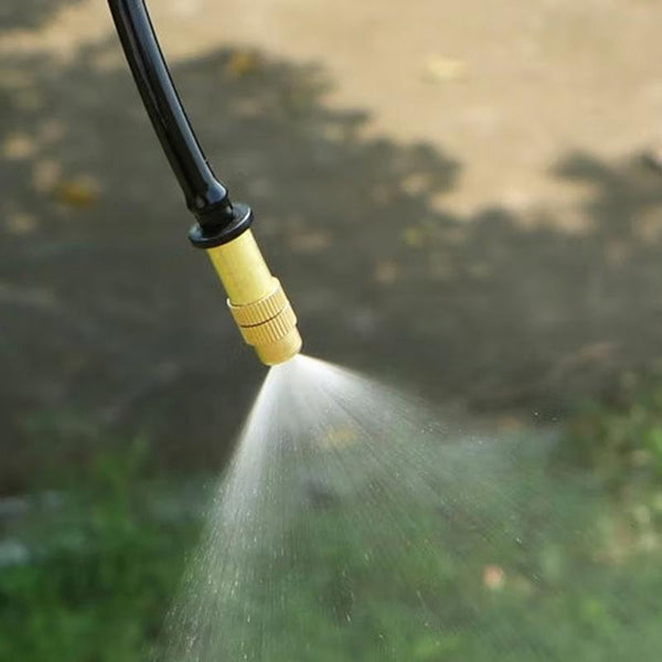 2pcs 4/7mm Barbed Atomizing Spray Nozzle Horticulture And Greenhouse Irrigation Micro Spray Header, Style: Bronze Heads