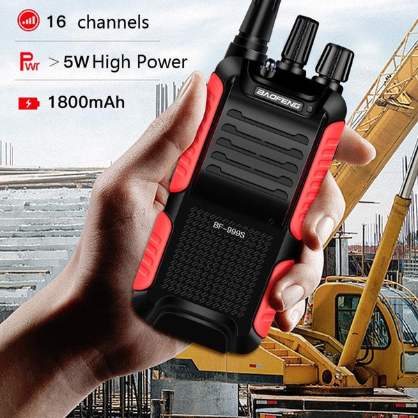 Baofeng BF-999 Handheld Outdoor FM high-power Walkie-talkie, Plug Specifications:US Plug