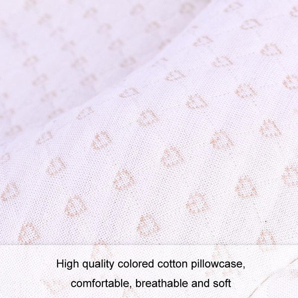 0-1 Year Old Baby Pillow Anti-Head Deflection Shaped Children Pillow, Style: Love Latex Filling