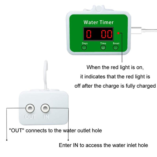 Household Intelligent Drip Irrigation Automatic Watering Timing Machine, Specification: Water 4 Potted Plants