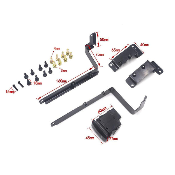 1 Pair Car Modified Front Fog Light for Honda Civic 1999-2000 (Yellow Light)