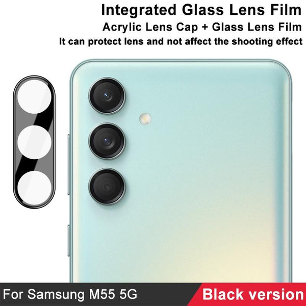 For Samsung Galaxy M55 5G imak High Definition Integrated Glass Lens Film Black Version