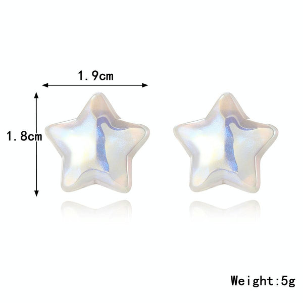 E2209-7 Symphony Star Stud Earrings Jewelry