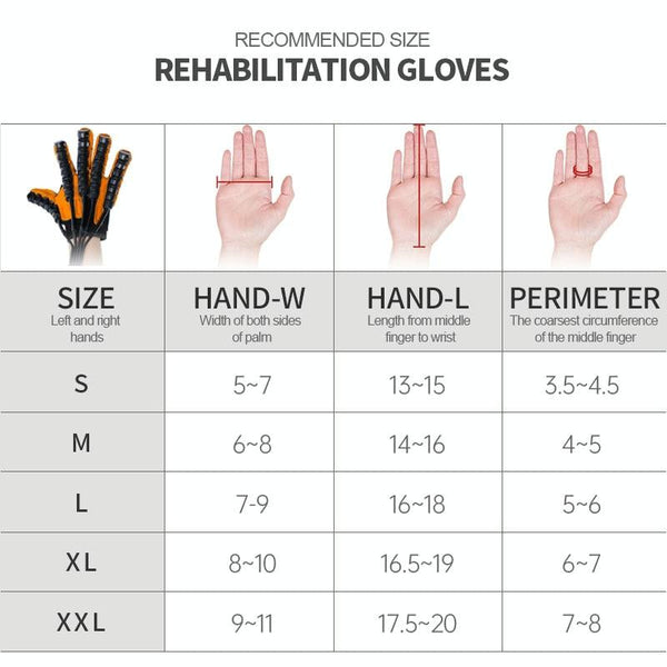 Intelligent Robotic Rehabilitation Glove Equipment, With UK Plug Adapter, Size: M(Right Hand Brown)