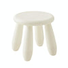 Colorful Children Stool Chair Baby Stool Plastic Kindergarten Stool(White)