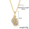 N2106-15 Boxing Gloves Exaggerated Hip Hop Style Necklace Collarbone Chains