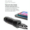 P21 Portable PD 20W + QC 3.0 18W Dual Ports Fast Car Charger(Black)